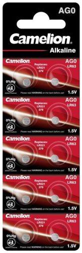 Camelion AG0 / LR63 Alkaline Button Cell B10