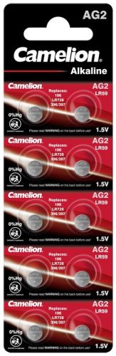 Camelion AG2 / LR59 Alkaline Button Cell B10