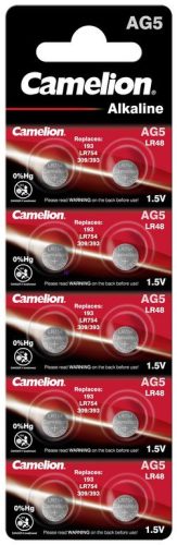 Camelion AG5 / LR48 Alkaline Button Cell B10