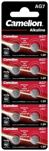 Camelion AG7 / LR57 Alkaline Button Cell B10