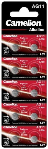 Camelion AG11 / LR58 Alkaline Button Cell B10