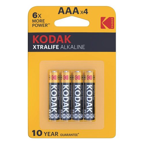 Kodak Xtralife Alkaline Long Life Micro Baterie AAA (1.5V) B4