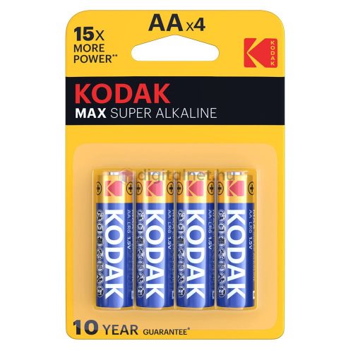 Kodak MAX Baterie alcalină creion AA LR6 (1.5V) B4