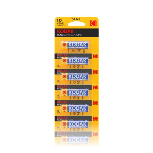 Kodak Max Baterie alcalină pentru creion AA (1,5V) B10 LR6 (cartuş)