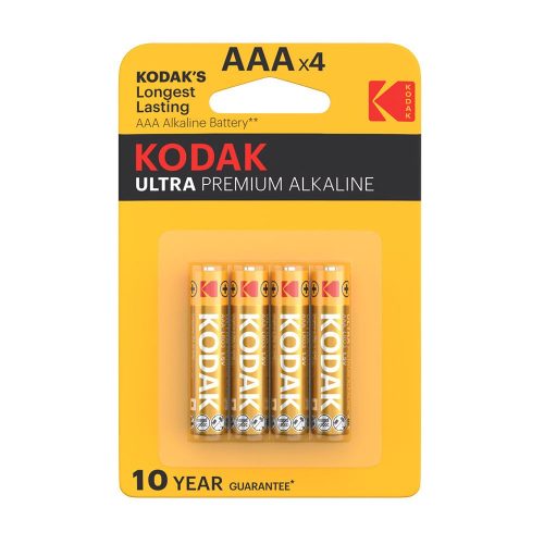 Microbaterie alcalină Kodak Ultra Premium cu durată lungă de viaţă AAA LR03 (1,5