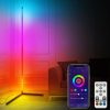 Lumină de colţ WiFi Smart RGB, lampă de podea, lumină de dispoziţie - cu telecom