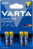 VARTA Longlife Power Micro baterie alcalină cu durată lungă de viaţă AAA B4