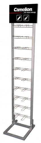 Camelion Tripod WCD-06 Afişaj de podea 20 de cârlige NEGRU