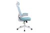 Scaun pivotant pentru birou, scaun ergonomic White-Menta