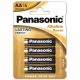 Panasonic ALKALINE Power AA LR6 B4