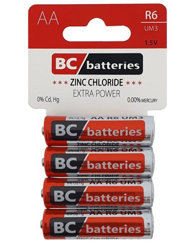 BC Extra Zinc Baterie creion semi-rapidă AA R6 B4