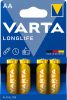 VARTA Longlife Creion alcalin Baterie cu durată lungă de viaţă AA LR6 B4