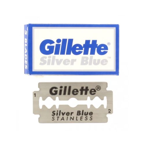 Lame de ras Gillette Silver Blue, cu două tăişuri, din oţel inoxidabil, 5 buc/pa