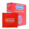 Prezervative Durex Feel Intimate, 3 bucăţi, ultra subţiri, cu lubrifiere suplime