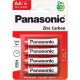 PANASONIC Baterie creion semi-durabilă Zinc RED AA (R06) B4