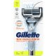 Dispozitiv Gillette + 2 tampoane de ras Skinguard Sensitive flexball