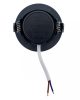 Plafonieră LED 7W - rotundă - negru mat