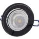 Plafonieră LED 7W - rotundă - negru lucios