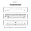 Tub LED T8 sticlă 10W 600mm 4000K (1200 lumeni)