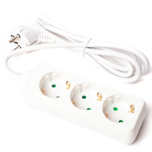 Cablu prelungitor 3 prize 5m SCHUKO, 16A, cablu 1,5mm2