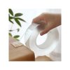 Banda adeziva dubla fata nanogel - 5 m, reutilizabila, rezistenta, transparenta