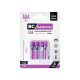 BC micro usb reîncărcabilă AAA micro baterie 400 mAh RH6 1.2V B4