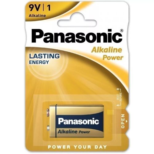 Baterie permanentă Panasonic ALKALINE Power 9v B1