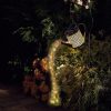 Rezervor solar de apă cu lumină LED, efect de jet de apă, alb cald IP44