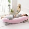 Pernă de sarcină în formă de C 140x80 cm, suport complet pentru corp, material p