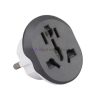 Convertor adaptor de călătorie 220V (adaptor de călătorie) Alb-negru
