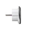Convertor adaptor de călătorie 220V (adaptor de călătorie) Alb-negru