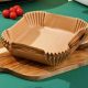 Hârtie de copt pentru friteuze - pentru cuptor fără ulei - pătrată - 20 cm - 100