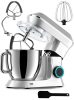 Robot de bucătărie Mixer planetar 2200W Argint Argint