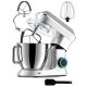 Robot de bucătărie Mixer planetar 2200W Argint Argint