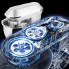 Robot de bucătărie Mixer planetar 2200W Argint Argint