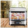 Deshidrator de alimente pentru ciuperci, legume şi fructe 450W inox