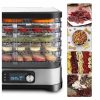 Deshidrator de alimente pentru ciuperci, legume şi fructe 450W inox