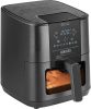 ECG Air Fryer 5,5L friteuză cu aer cald fără ulei cu afişaj digital, fereastră