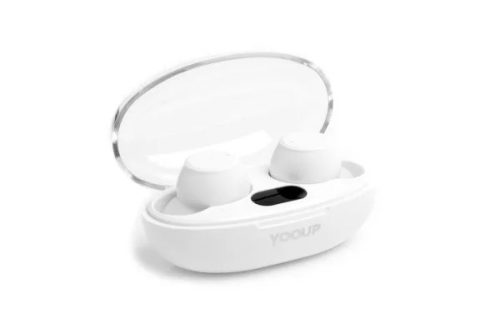 Căşti fără fir E13 TWS alb bluetooth 5.3