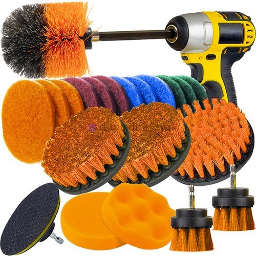 Kit de curăţare şi lustruire pentru presa de găurit, set de 22 de piese, 8 mm sp