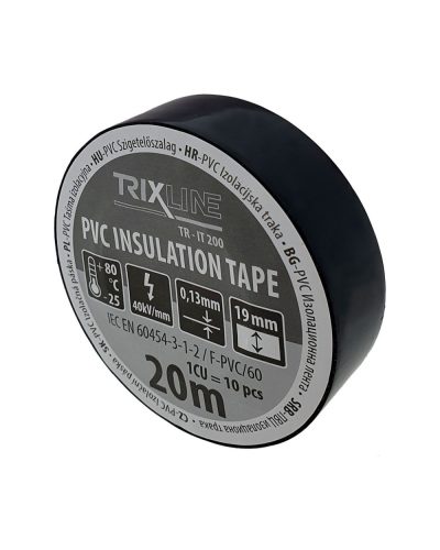 TR-IT 200 PVC bandă izolatoare 20m - negru