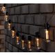 TR-591 Retro Edison Pear Bulb în formă de solare în aer liber Garden LED String