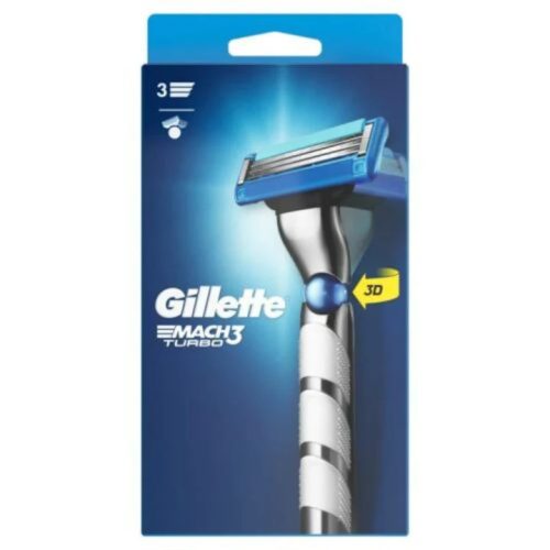 Dispozitiv Gillette + inserţie de ras Mach3 Turbo 3D