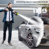 Mobil portabil multifuncţional cap de înaltă presiune de spălare Set cu 2 bateri