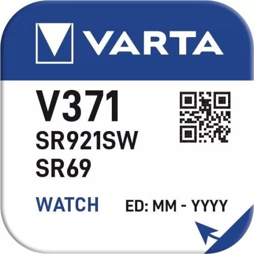 VARTA V371 1.55V ARGINT OXID BUTON CELULĂ 1.55V SR920SW B1