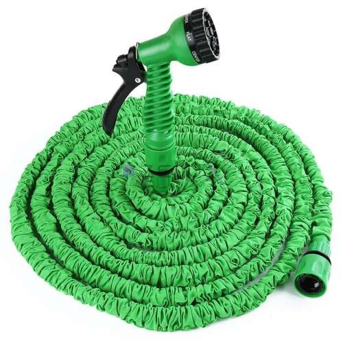 Furtun de gradina flexibil - furtun extensibil pana la 60 metri + cap multifunct