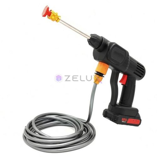 Set pulverizator şi spălător cu presiune înaltă, cu acumulator  funcţionare făr