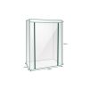 Mini cort de folie, seră, seră pentru balcon, pentru creşterea plantelor, 150x10