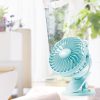 Mini ventilator de birou clip-on cu baterie
