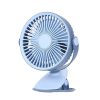 Mini ventilator de birou clip-on cu baterie
